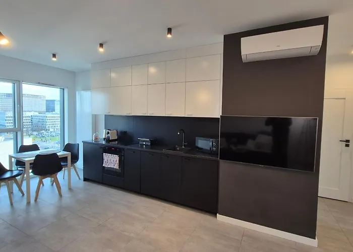 شقة Towarowa 39 New York Apartment, Free Parking, Air-conditioning, Self Check-in 24h بوزنان