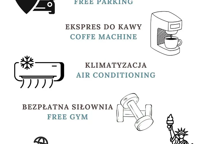 Towarowa 39 New York Apartment, Free Parking, Air-conditioning, Self Check-in 24h * Poznan