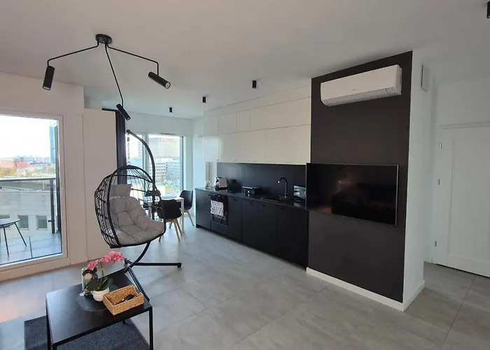 Towarowa 39 New York Apartment, Free Parking, Air-conditioning, Self Check-in 24h